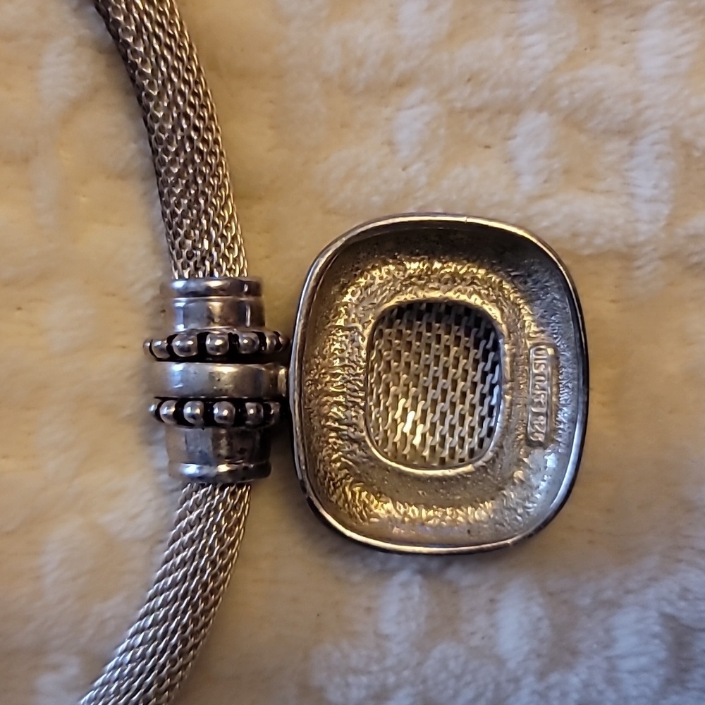 Joseph Esposito Mesh Necklace & Pendant - Picture 6 of 11